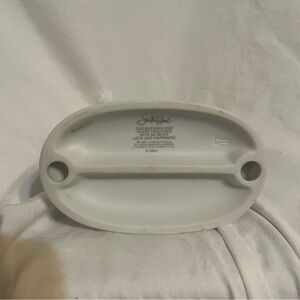 White Ceramic Figurine Base